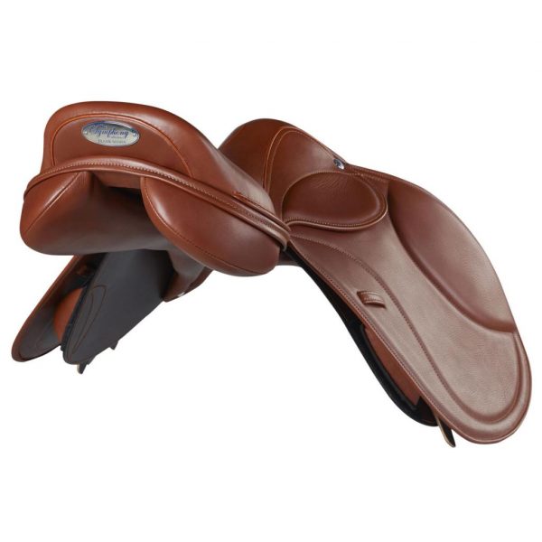 Brown Hand Made Bespoke Leather Dressage Jumping Eventing Horse Saddle